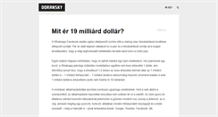Desktop Screenshot of doransky.hu