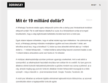 Tablet Screenshot of doransky.hu